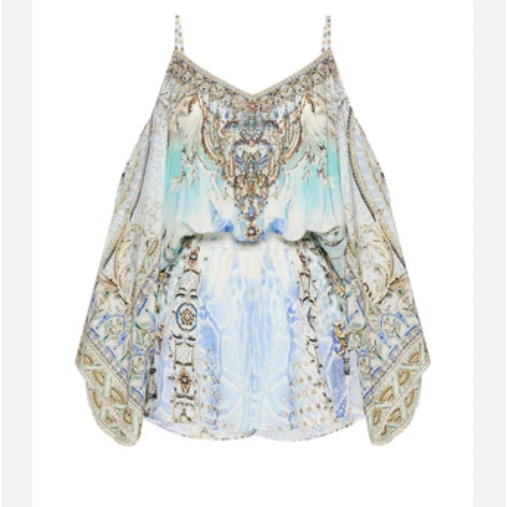 Camilla play suit, drop shoulder Gatsby Girl